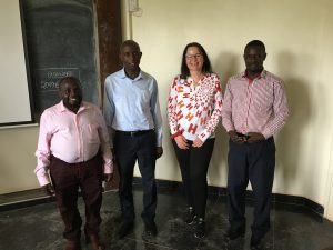 The mathematic education team at Makerere University.